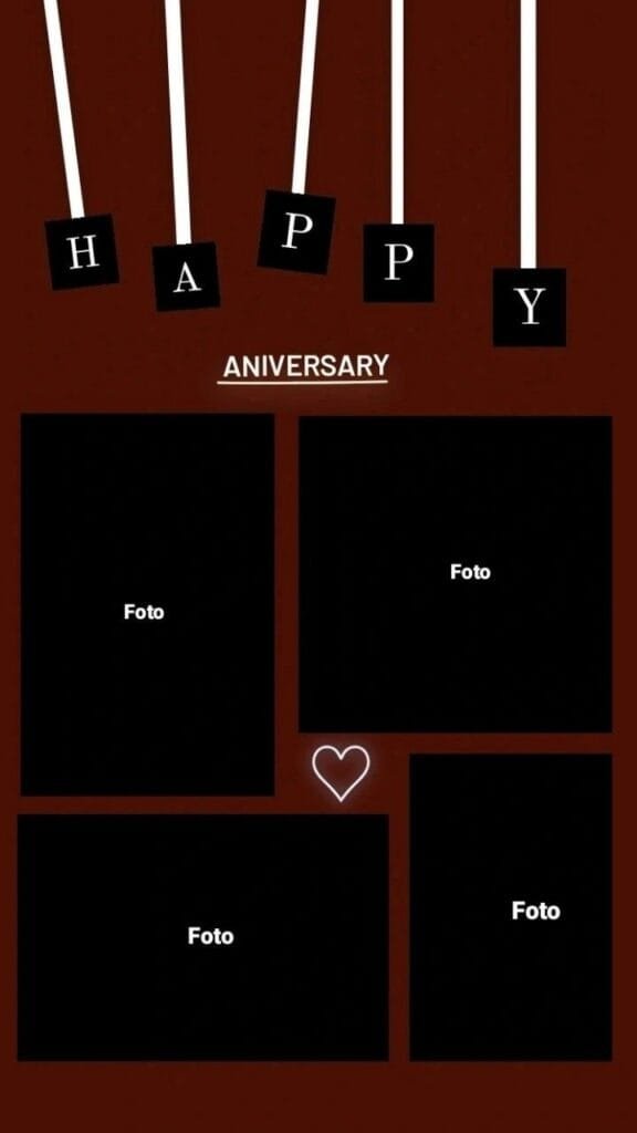 photo editing happy anniversary photo frame