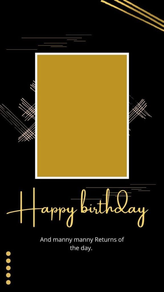 birthday photo frame background hd