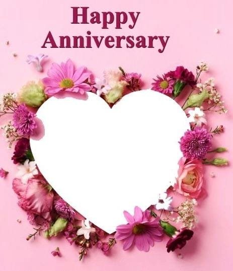 wedding anniversary photo frame design