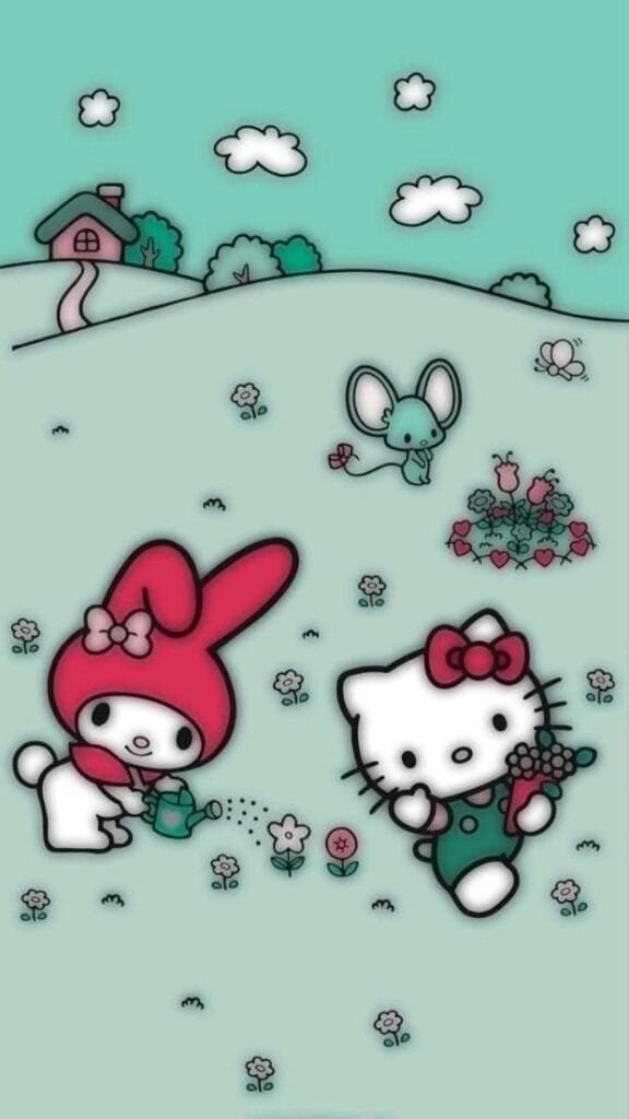 hello kitty picture cute girl