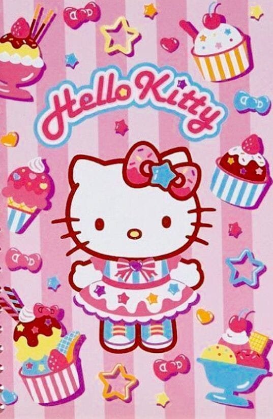 hello kitty pictures black background