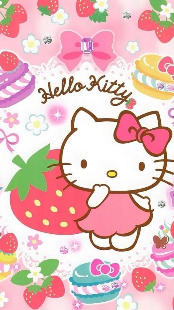 hello kitty pictures black