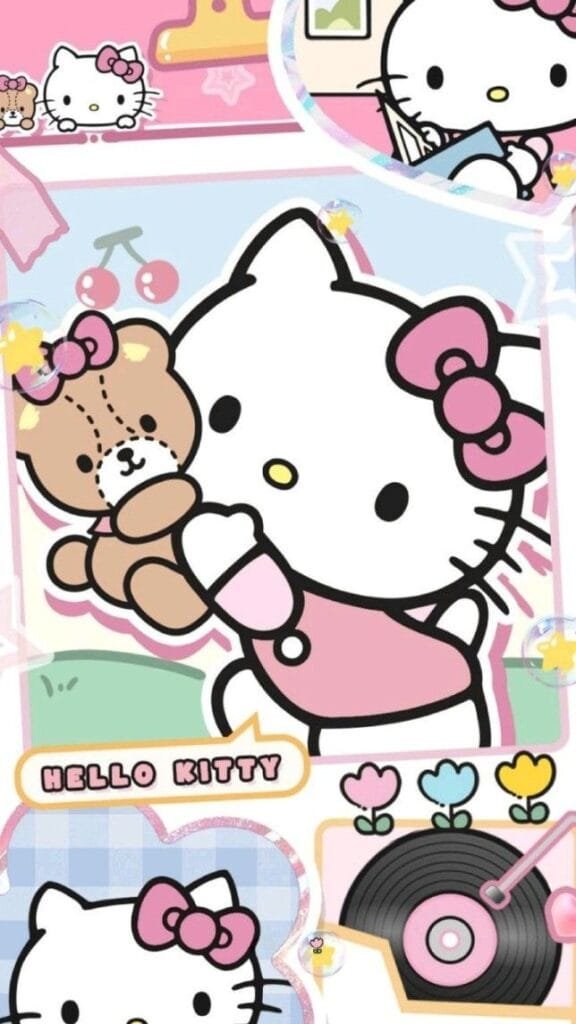 all the characters from hello kitty pictures