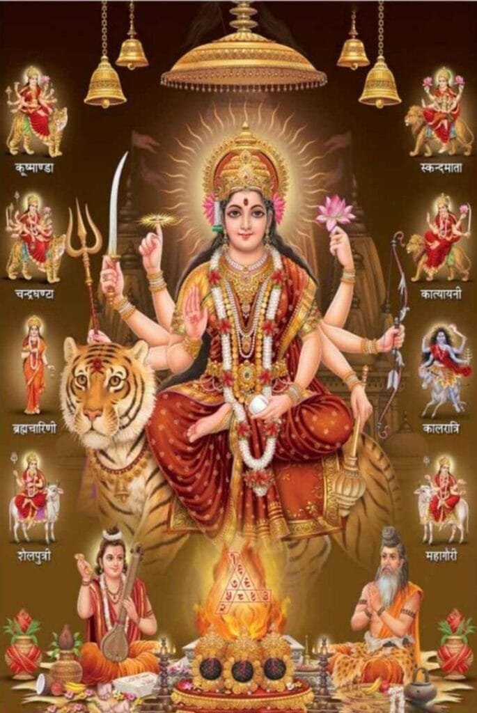 navratri image maa durga