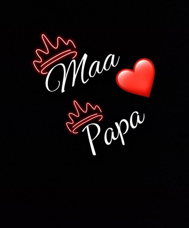 i love you maa papa dp cartoon