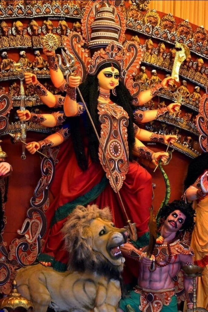 ai images of maa durga