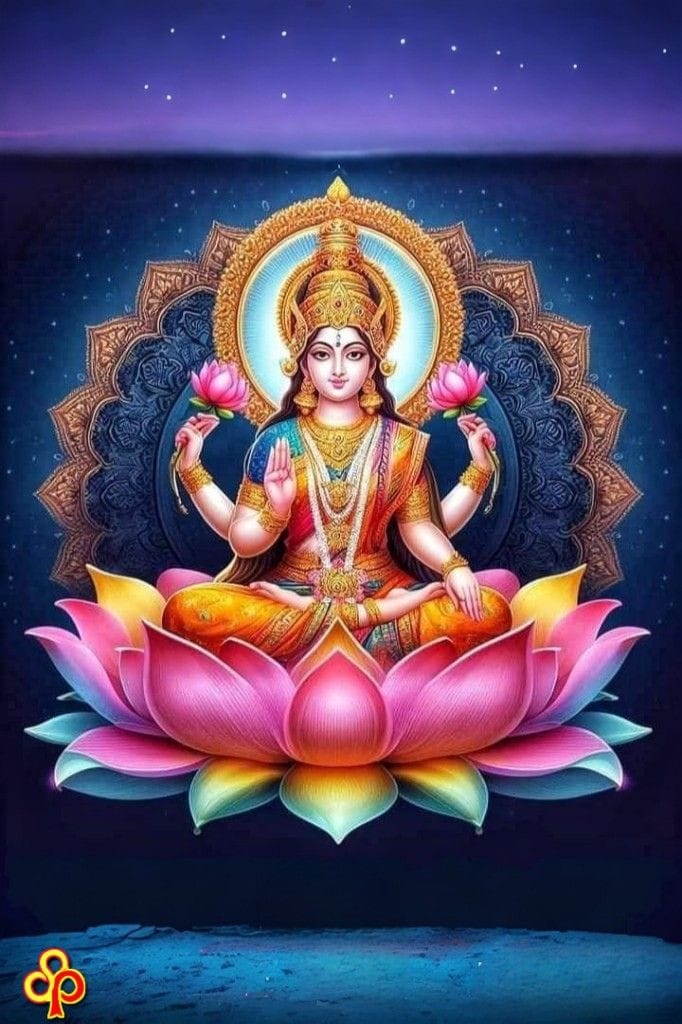 maa laxmi drawing easy