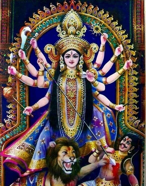 aesthetic maa durga images