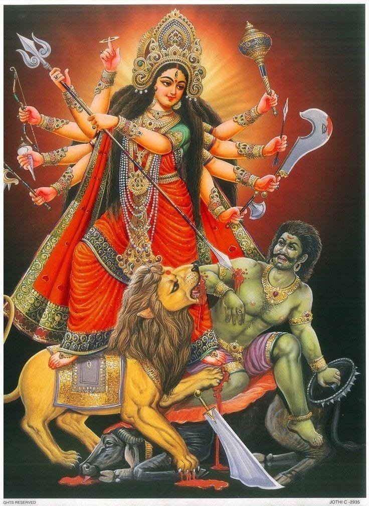 maa durga artistic images